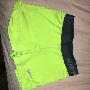 Neon, Nike Athletic Shorts